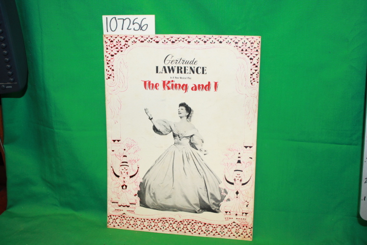 Rodgers; Hammerstein: The King and I Souvenir Booklet Gertrude Lawrence