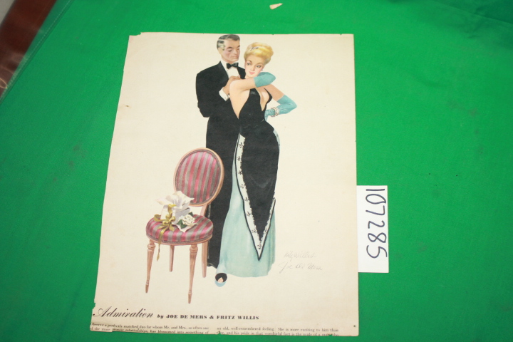 Willis, Fritz; Mers, Joe De:  Admiration  and  Preoccupation  Illustrations