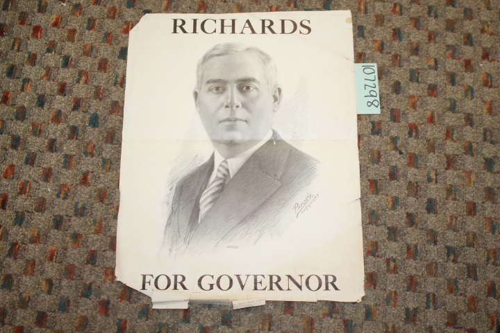 Perskie: Richards for Governer Designer of Pipe Organs Campaign Poster