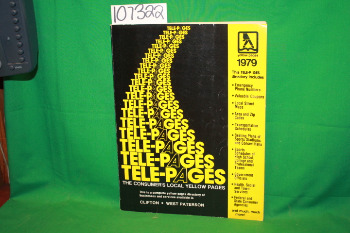Yellow Pages: The Consumer\'s Local Yellow Pages, CLIFTON WEST PATERSON NEW JE...
