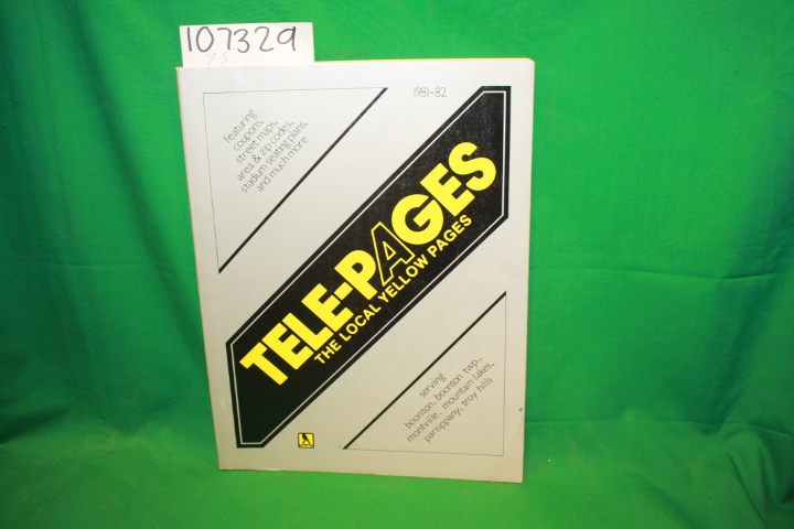 Tele-Pages: Parsippany, New Jersey Directory Serving: Boonton, Boonton twp, M...