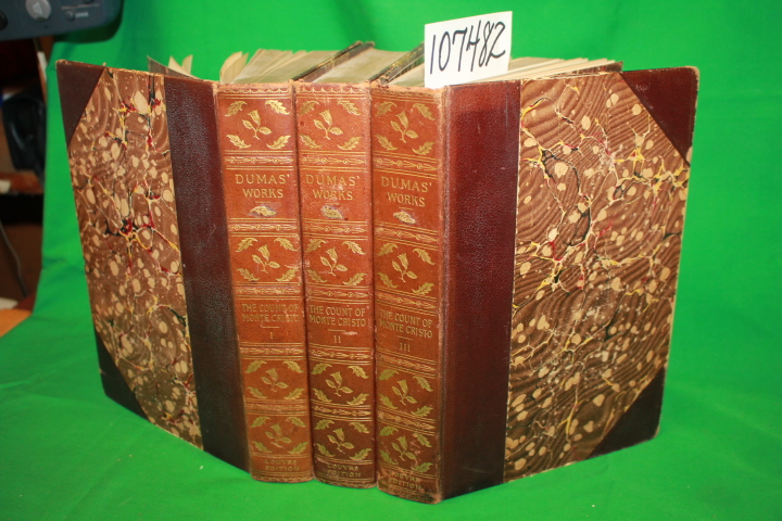 Dumas, Alexandre: The Count of Monte Cristo Complete in 3 Vols. Louvre Edition