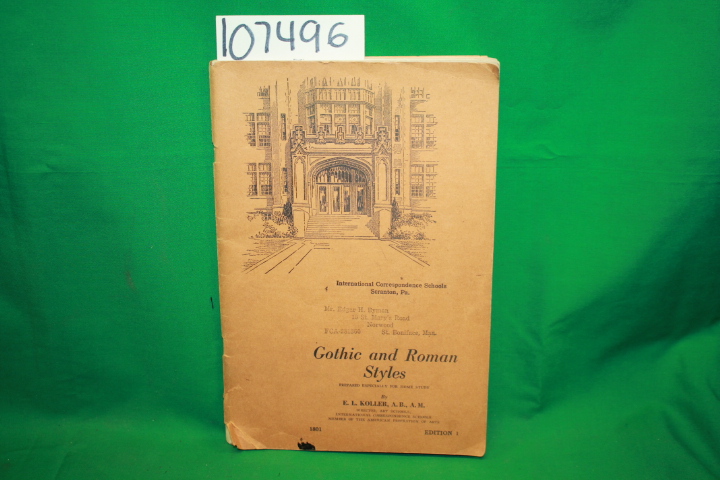 Koller, E. L.: Gothic and Roman Styles