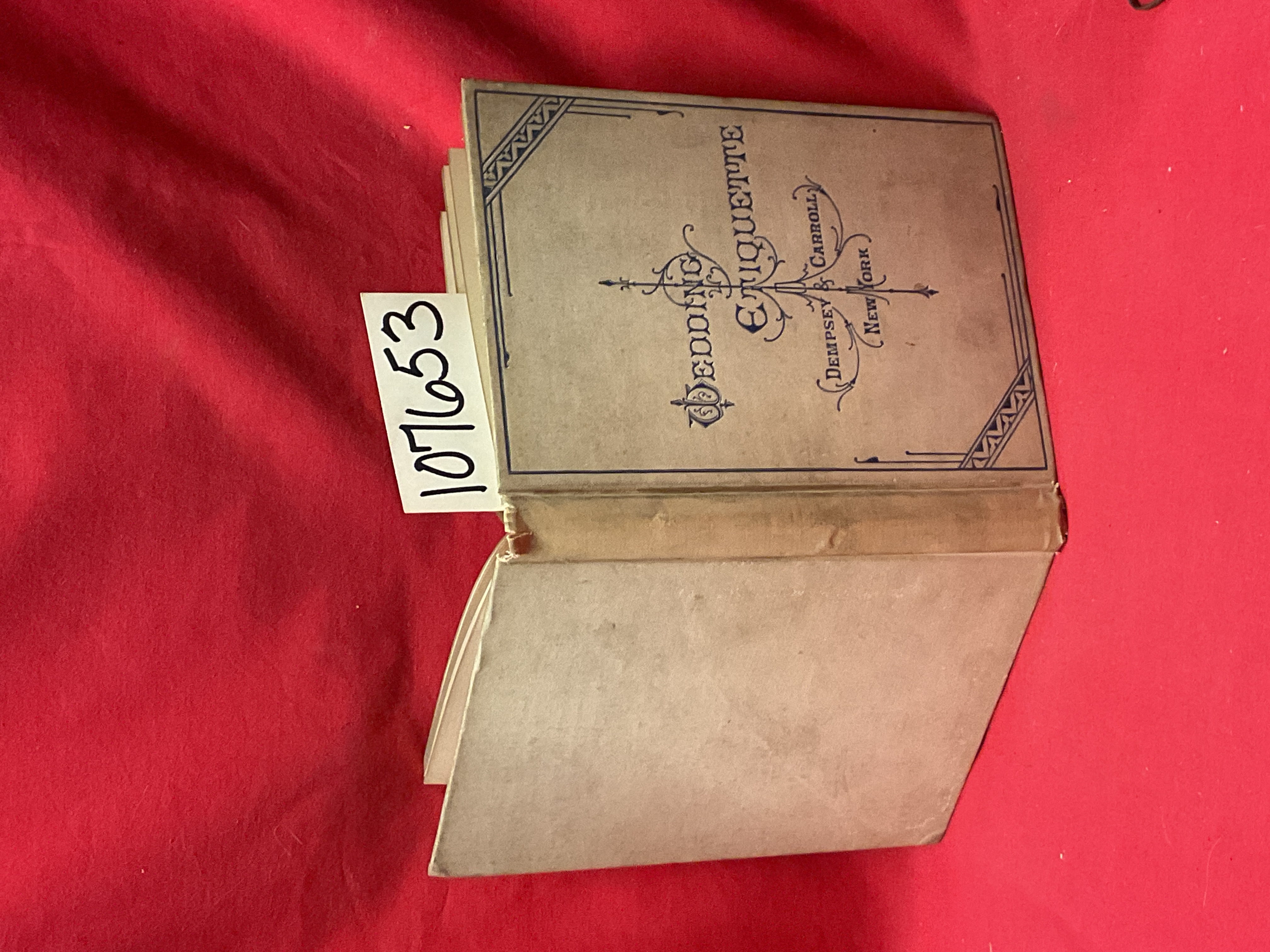 Lytton, Edward Bulwer: Wedding Etiquette