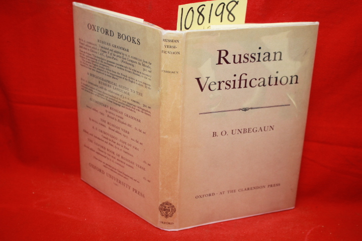 Unbegaun, B. O.: Russian Versification