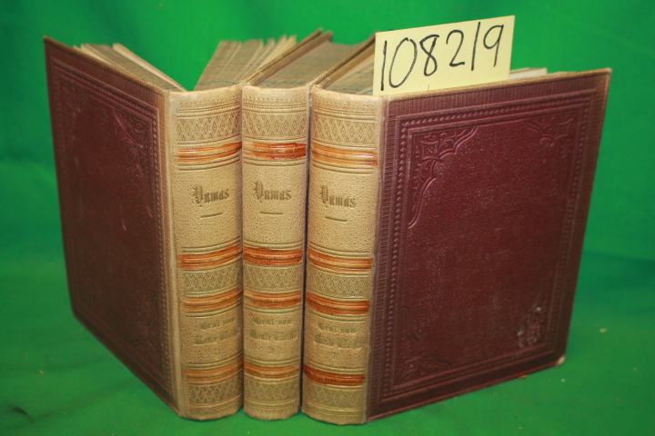 Dumas, Alexander: Count of Monte Christo 3 Volumes in German