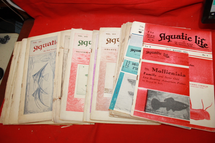 Roth, August (Editor)  (53 Total): The New Aquatic Life and Aquarium Bulletin...