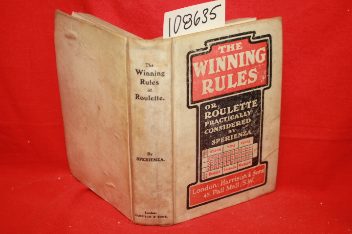 Sperienza: The Winning Rules of Roulette Practically Considered