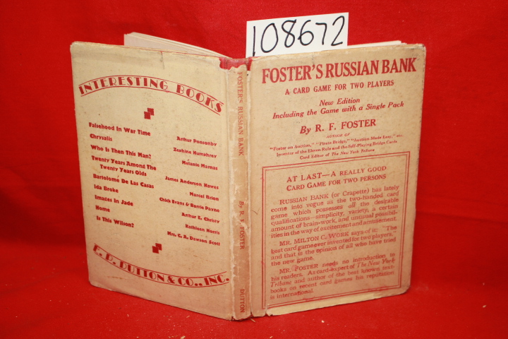 Foster, R. F.: Foster's Russian Bank: A Card Game for Two Players