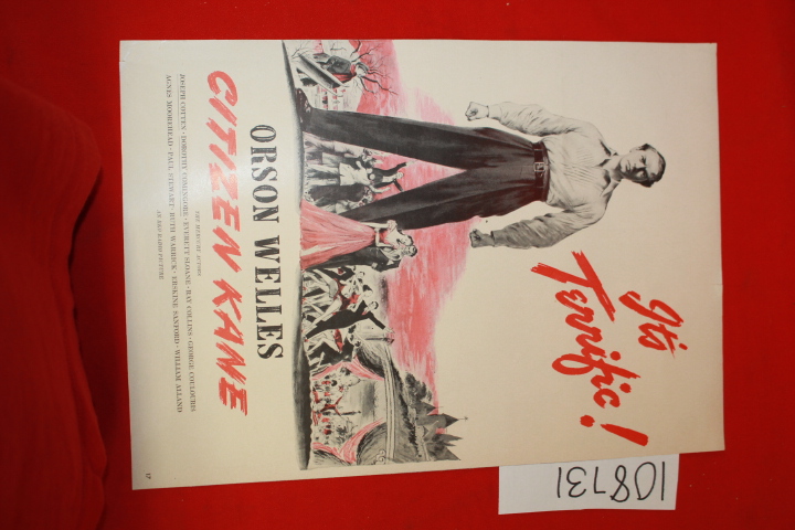 Welles, Orson: Citizen Kane Film Poster