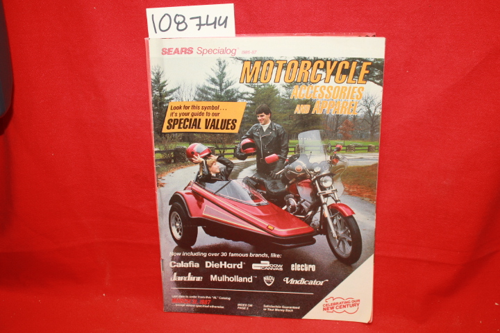 SEARS ROEBUCK: Sears Specialog 1986-1987: Motorcycle Accessories and Apparel