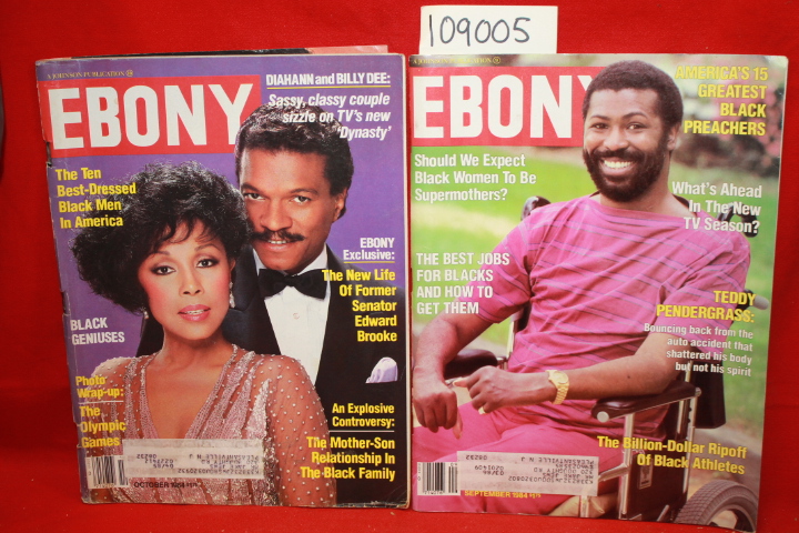 Johnson, John H.: Ebony Magazine (1984) Teddy Pendergrass, Diahann Carroll an...