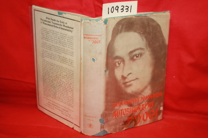 YOGANANDA, PARAMHANSA: AUTOBIOGRAPHY OF A YOGI 1946  DUST JACKET