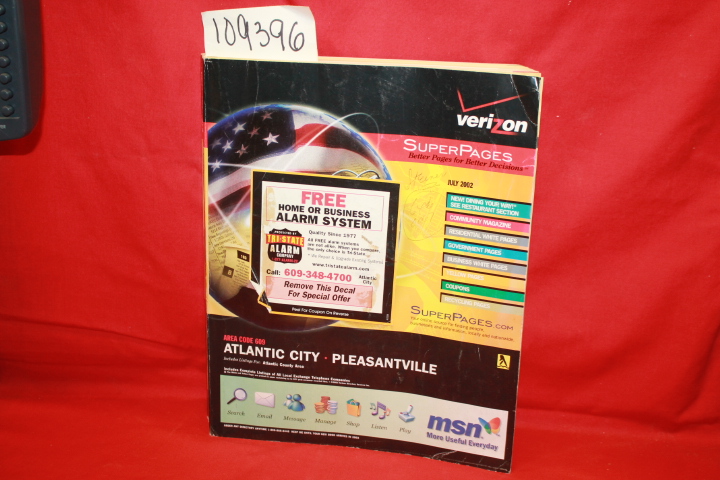 Verizon: Super Pages Phonebook Atlantic City/ Pleasantville, NEW JERSEY