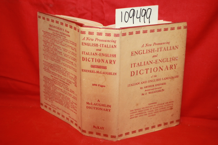 Enenkel, Arthur: A New Pronouncing English-Italian and Italian-English Dictio...