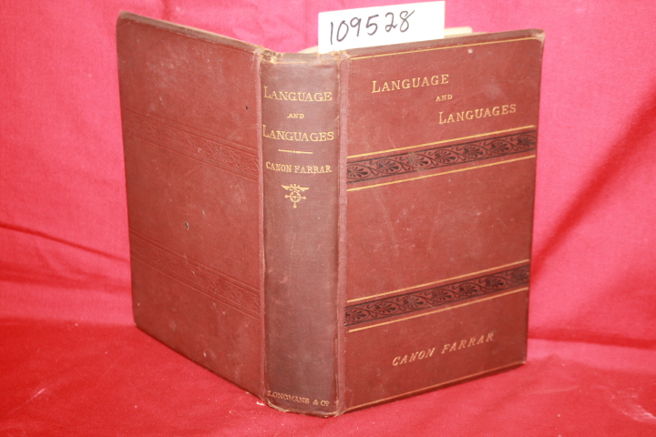 FARRAR, FREDERIC W.: LANGUAGE AND LANGUAGES