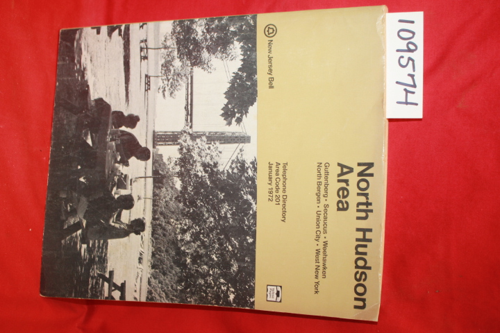NEW JERSEY BELL NORTH HUDSON AREA TE...: VINTAGE 1972 NEW JERSEY BELL NORTH H...