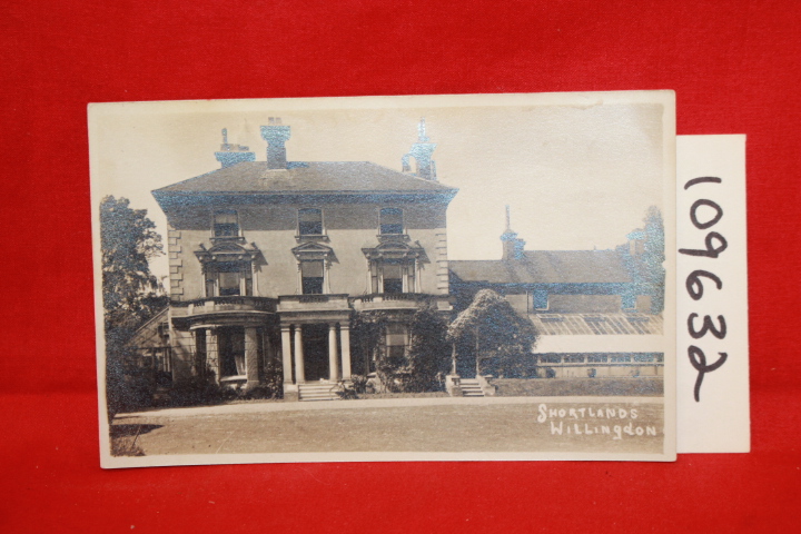 SHORTLANDS WILLINGDON ESTATE: RPPC POST CARD OF SHORTLANDS WILLINGDON ESTATE