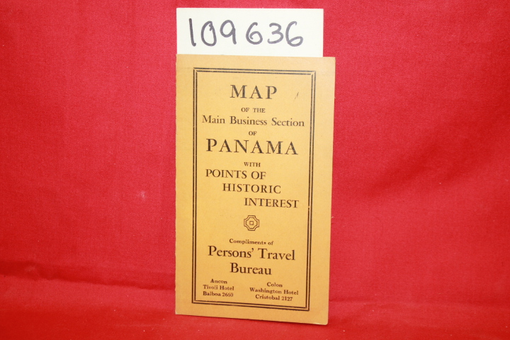 PANAMA R. P MAP: MAP OF THE MAIN BUSINESS SECTION OF PANAMA R. P. WITH POINTS...