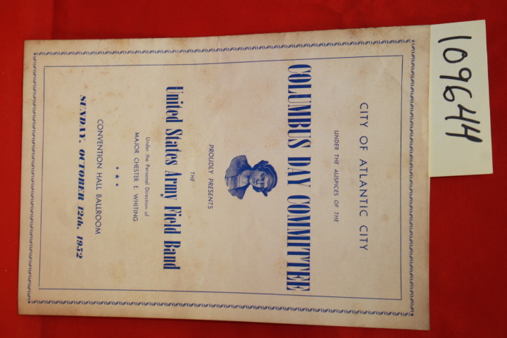 COLUMBUS DAY COMMITTEE: CITY OF ATLANTIC CITY UNDER THE AUSPICES OF THE COLUM...