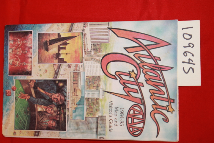 MAP AND VISITOR'S GUIDE: ATLANTIC CITY 1984-85 MAP AND VISITOR'S GUIDE