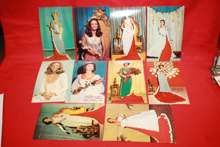 MISS AMERICA  POSTCARDS: MISS AMERICA  POSTCARDS FROM 1976-1981