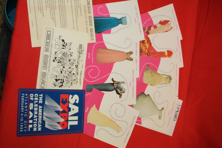 MISS AMERICA POSTCARDS: MISS AMERICA  DRESSES MARGARET GORMAN MARIAN BERGERON...