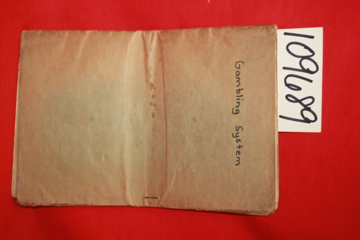 GOULD,  ARTHUR  GONLD: SYSTEM PERFECTION FELLOW RACING PLAYERS GAMBLING SYSTEM