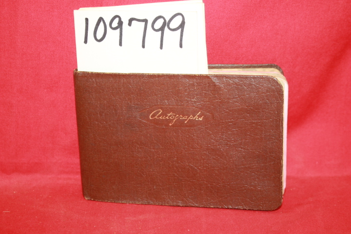 AUTOGRAPHS: AUTOGRAPH ALBUM WITH SIGNATURES OF BERTRAND RUSSELL, JOAN BENNET,...