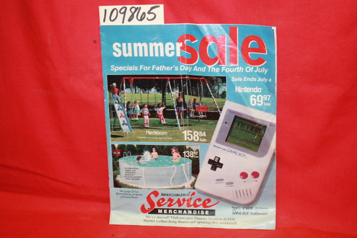 SERVICE MERCHANDISE: SUMMER SALE MAGAZINE