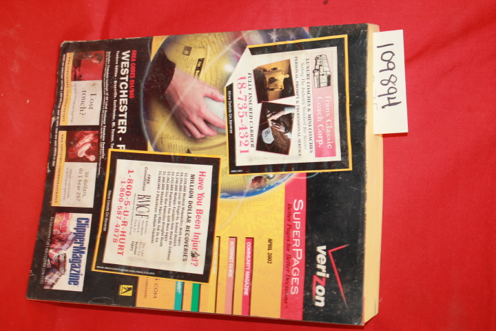 SUPERPAGES: SUPERPAGES WESTCHESTER - PUTNAM COUNTIES 2002-2003 YONKERS EDITIO...