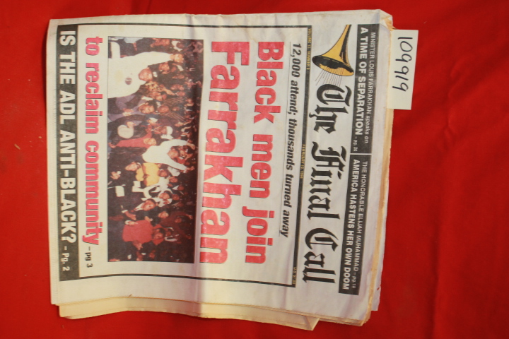 Farrakhan; Muhammad, Elijah;: THE FINAL CALL NEWSPAPER: 2-16-94; ON A TIME OF...