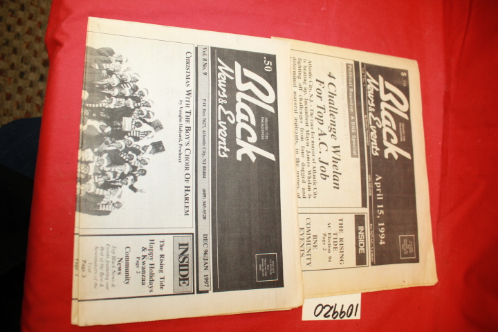 BLACK NEWS & EVENTS: BLACK NEWS & EVENTS NEWSPAPER 2 ISSUES