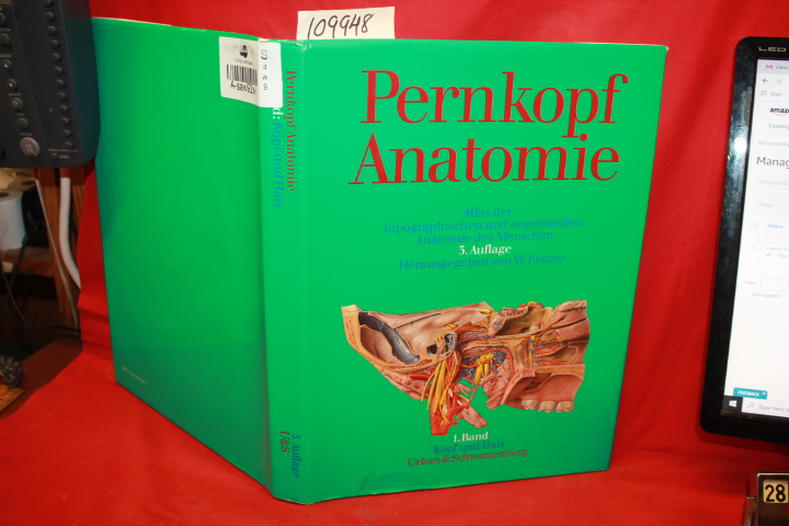 PLATZER, WERNER AND PERNKOPF, EDUARD: PERNKOPF ANATOMIE: 1. BAND: KOPF UND HALS