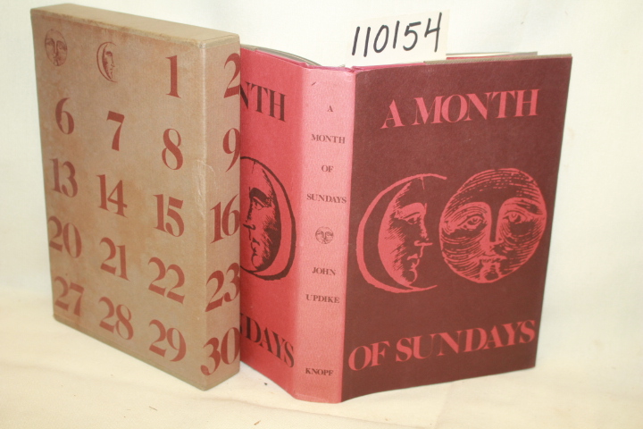 UPDIKE, JOHN (Signed): A MONTH OF SUNDAYS