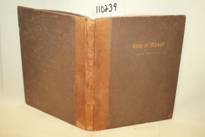 WHITMAN, WALT: SONG OF MYSELF