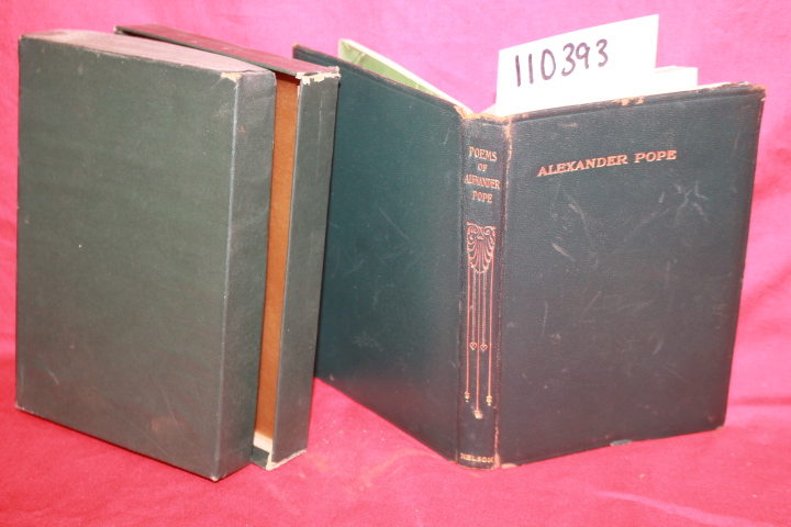 BAILEY, JOHN: POEMS OF ALEXANDER POPE