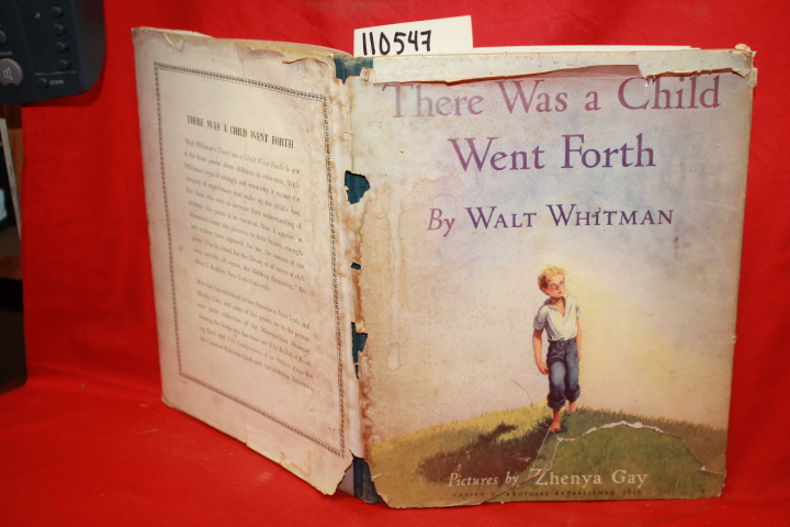 WHITMAN, WALT: THERE WAS A CHILD WENT FORTH