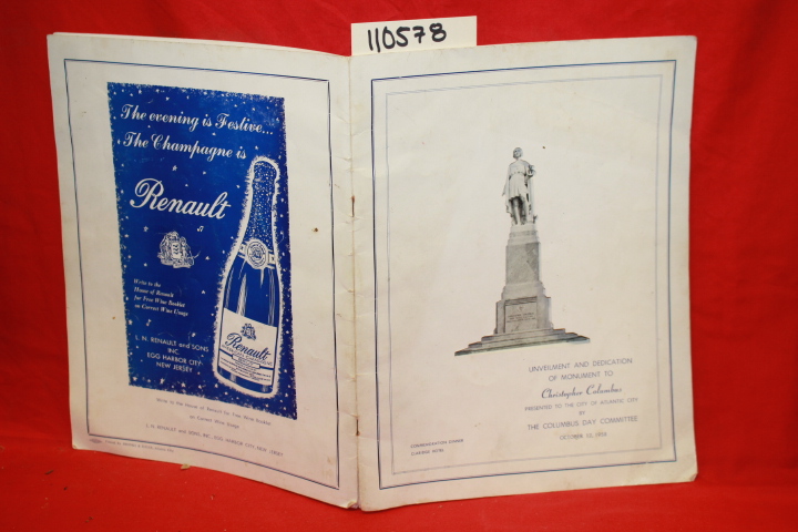 The Columbus Day Committee: Unveilment and Dedication of Monument to Christop...
