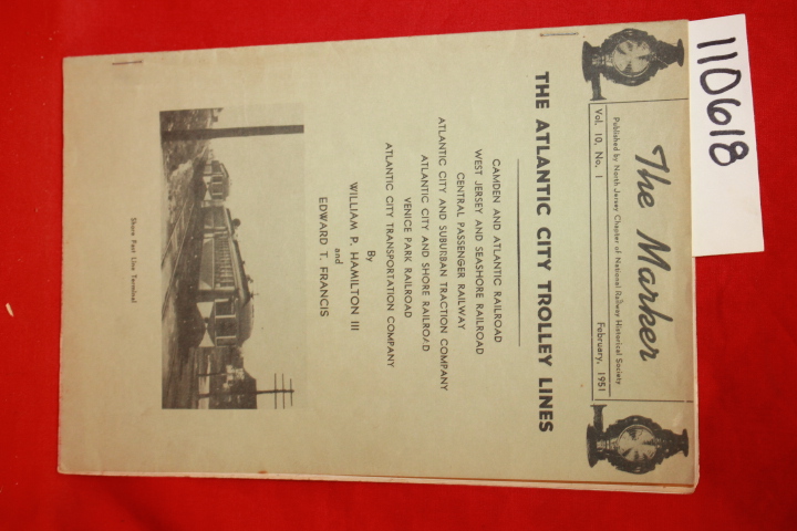 Hamilton III, William P.  and Francis, Edwar...: The Atlantic City Trolley Lines