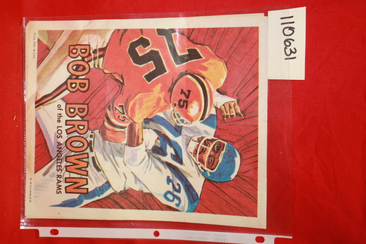 Los Angeles Rams: Bob Brown of the Los Angeles Rams Print