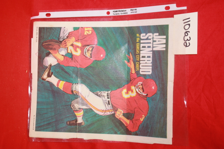Kansas City Chiefs: Jan Stenerud of The Kansas City Chiefs Print