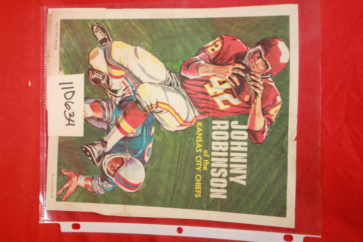 Kansas City Chiefs: Johnny Robinson of The Kansas City Chiefs Print