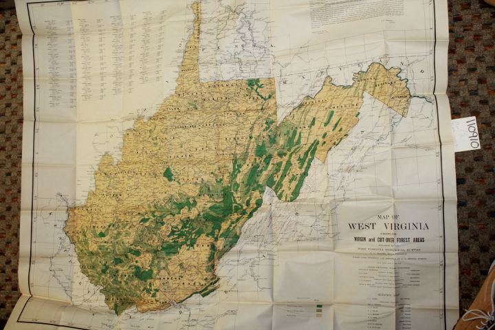 West Virginia Geological Survey Morgantown, W. VA. Forestry Map