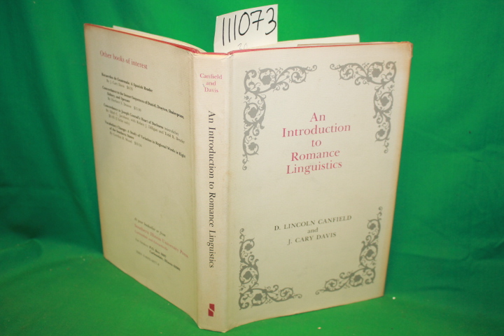 Canfield, D. Lincoln: An Introduction to Romance Linguistics