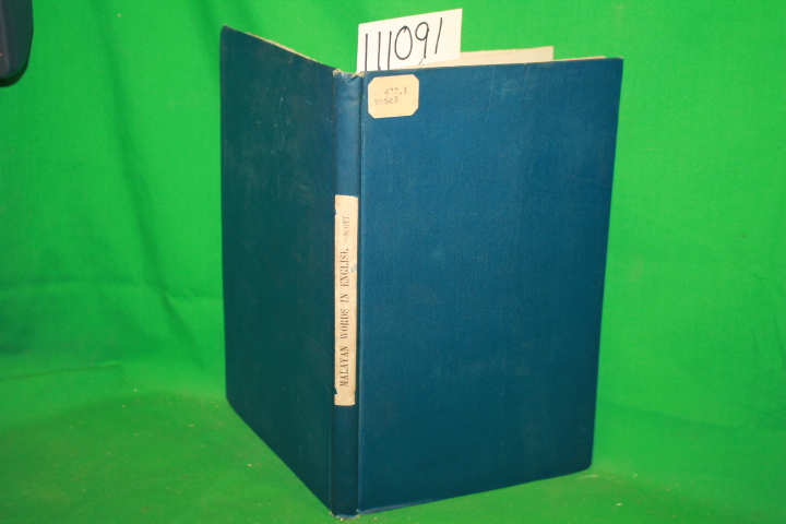Scott, Charles Payson Gurley: Malayan Words in English