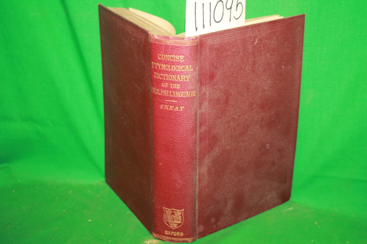 Skeat, Walter W.: Concise Etymological Dictionary of the English Language