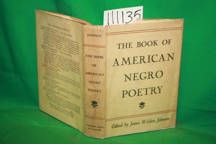 Johnson, James Weldon: The Book of American Negro Poetry *Black Author*
