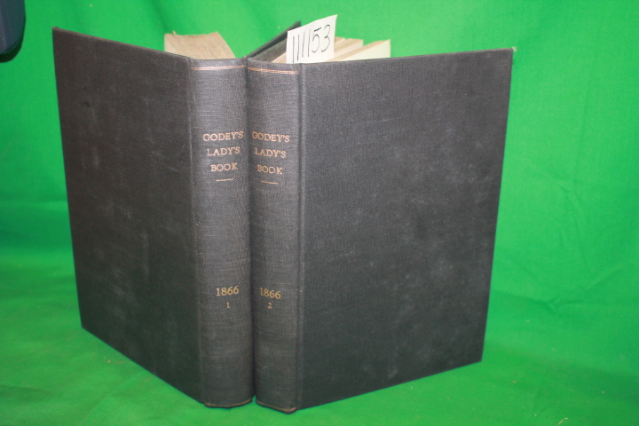 Harland, Marion; Godey's: Godey's Lady's Book and Magazine 2 volumes 1866 Jan...