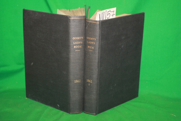 Harland, Marion; Godey's: Godey's Lady's Book and Magazine 2 Volumes 1862 Jan...
